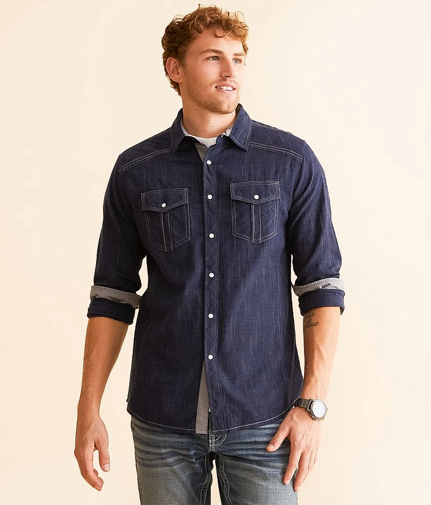 BKE Striped Standard Shirt