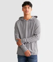 BKE Slub Knit Henley Hoodie