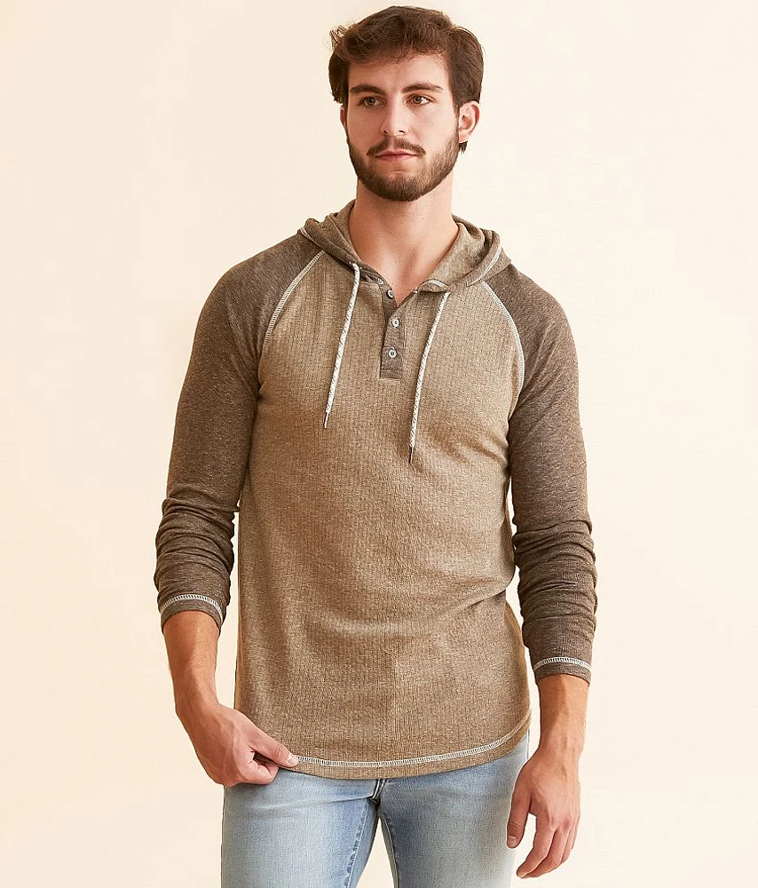 Raglan Henley Hoodie