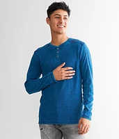Buckle Black Washed Thermal Henley