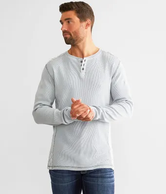 Buckle Black Thermal Henley