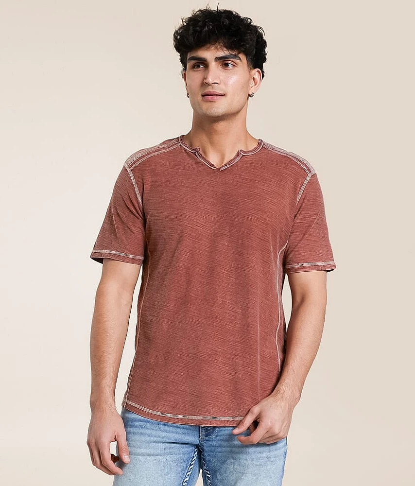 Split Neck T-Shirt