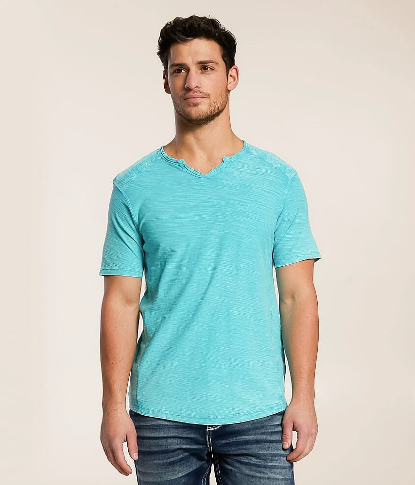 Split Neck T-Shirt