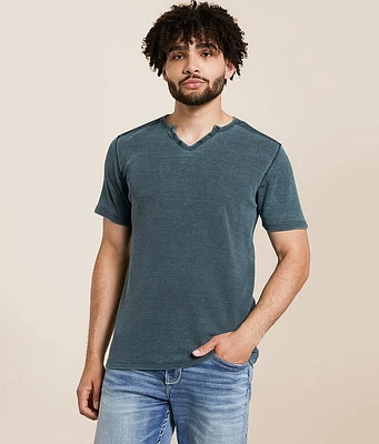 Buckle Black Burnout Thermal Henley