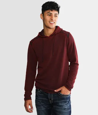 Buckle Black Heathered Thermal Hoodie