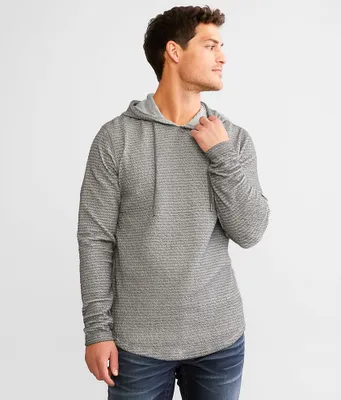 Buckle Black Textured Hoodie