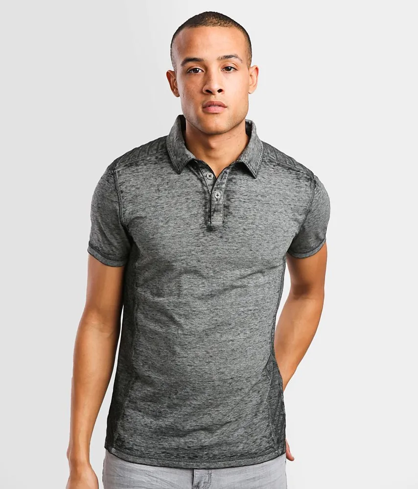 Washed Burnout Polo