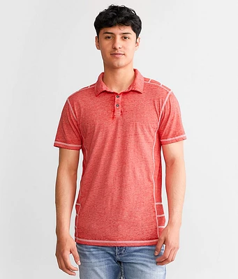 Buckle Black Burnout Polo