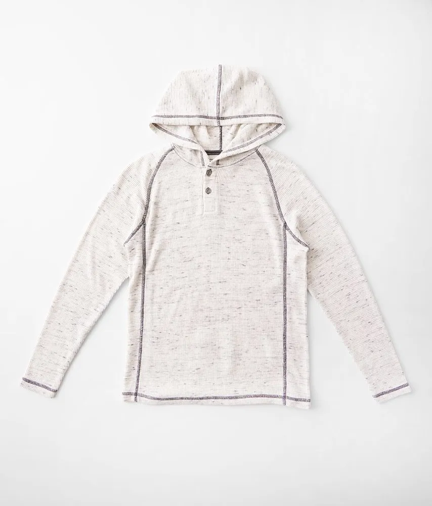 Boys - BKE Waffle Henley Hoodie