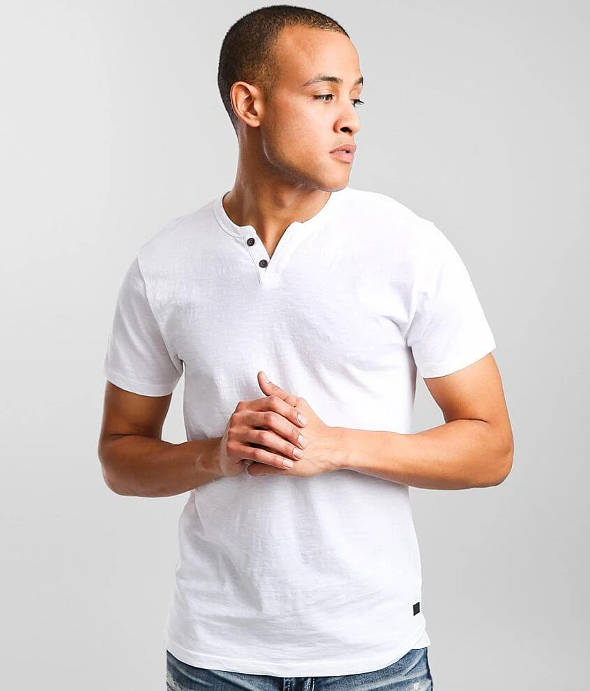 Slub Knit Henley