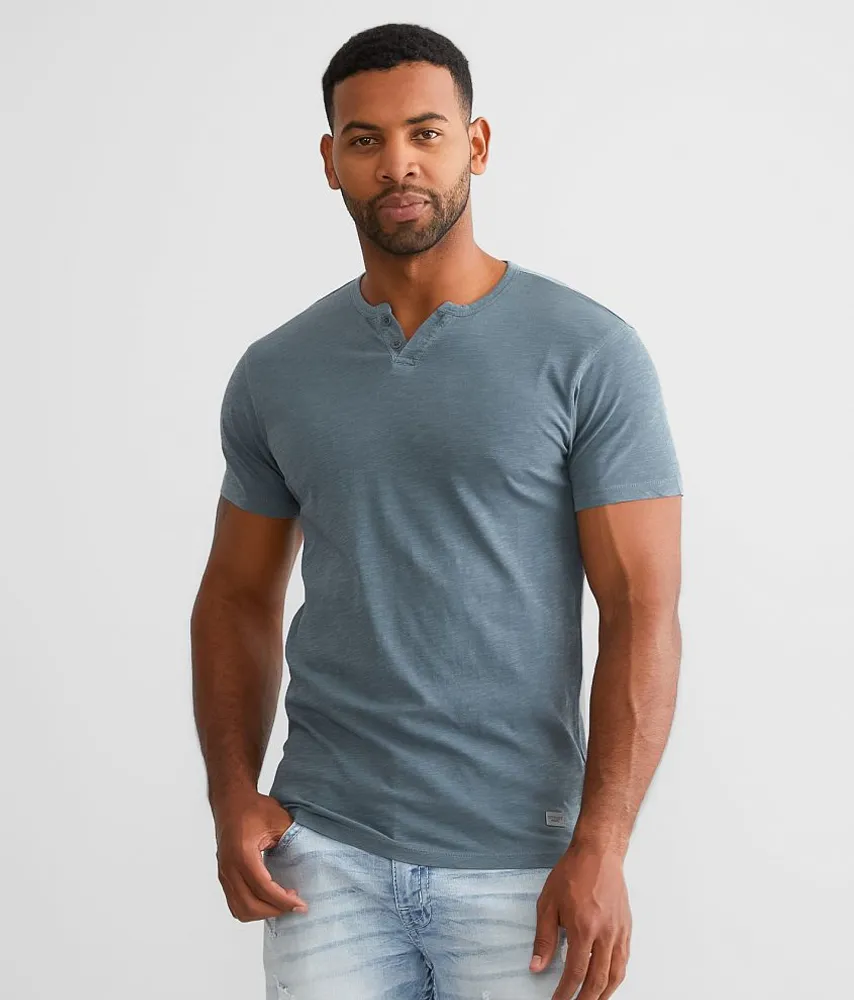 Slub Knit Henley