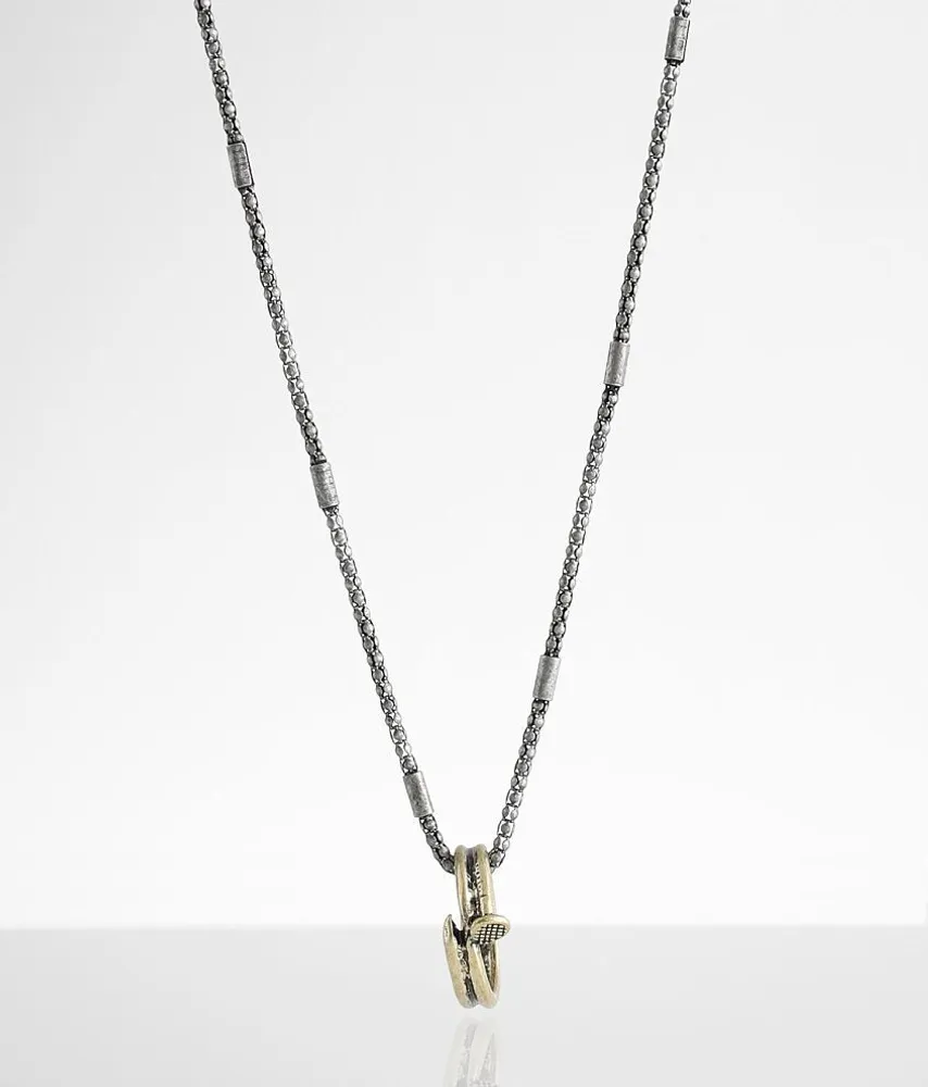 Bent Nail Necklace