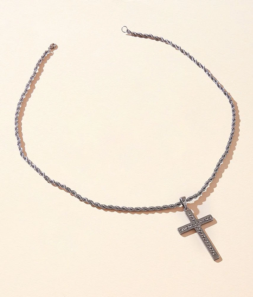 Cross Pendant 24" Necklace