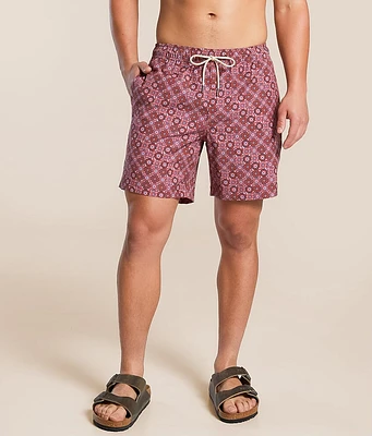 Fair Harbor The Bayberry Sand Dollar Stretch Swim Trunks