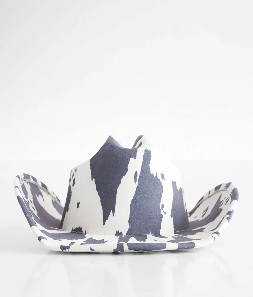 Cow Print Cowboy Hat