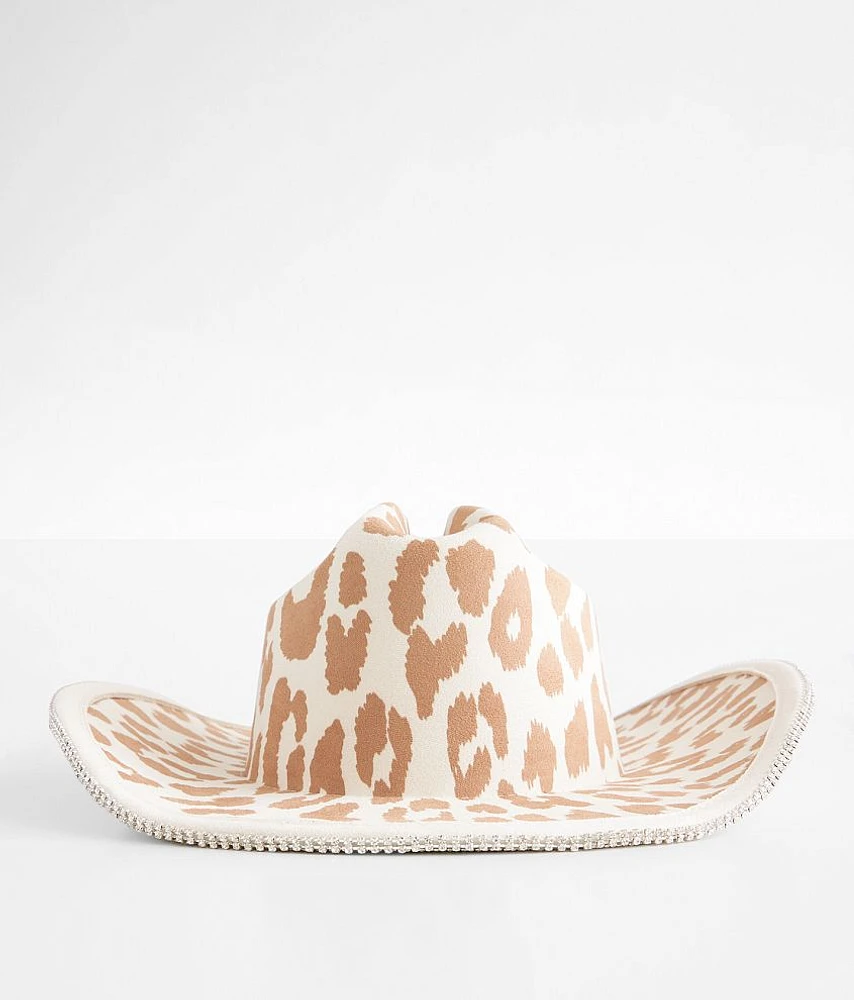 Cheetah Glitz Cowboy Hat