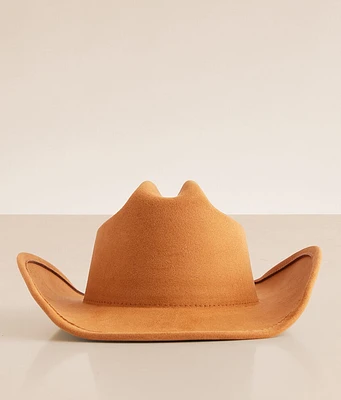Fame Accessories Solid Cowboy Hat