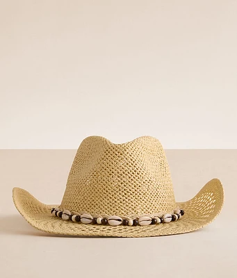 Fame Accessories Beaded Cowboy Hat