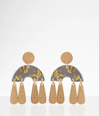 boutique by BKE Foiled Resin Earring