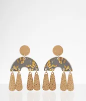 boutique by BKE Foiled Resin Earring