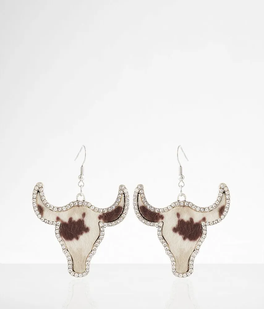 boutique by BKE Western Steer Drop Earring