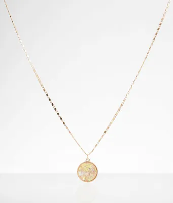 boutique by BKE Foiled Pendant Necklace