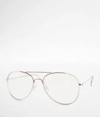 BKE Reboot Aviator Blue Light Blocking Glasses