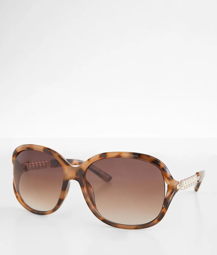 Tort Oversized Sunglasses
