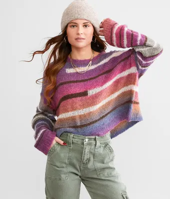 Gilded Intent Eyelash Cropped Sweater