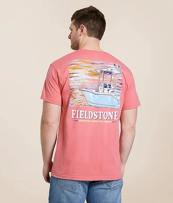 Fieldstone Sunset Boat T-Shirt