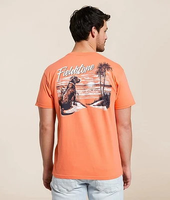 Fieldstone Dog On The Beach T-Shirt