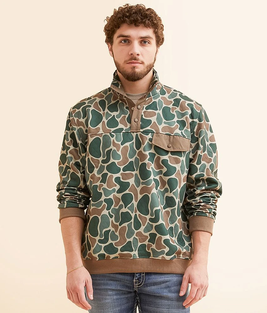 Camo Quarter Snap Pullover
