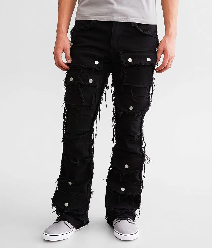 Slim Stacked Cargo Stretch Jean
