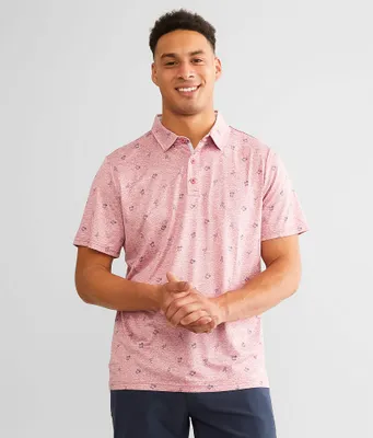 Flag & Anthem Beaufort Flamingo Performance Polo