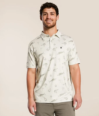 Flomotion Whiskey Wahoo Performance Polo