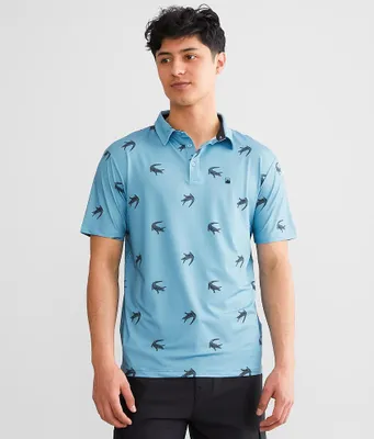 Flomotion Gator Performance Stretch Polo