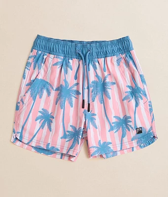Boys - Flomotion Resort Palms Stretch Swim Trunks
