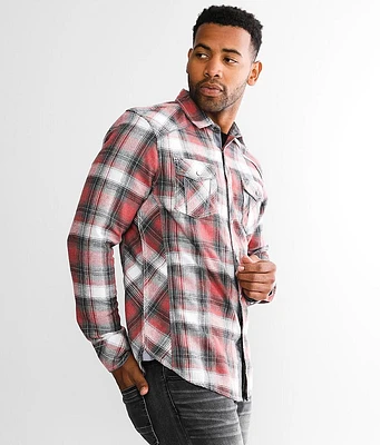BKE Plaid Athletic Shirt