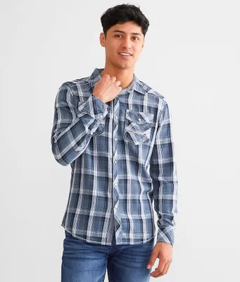 BKE Plaid Tailored Shirt
