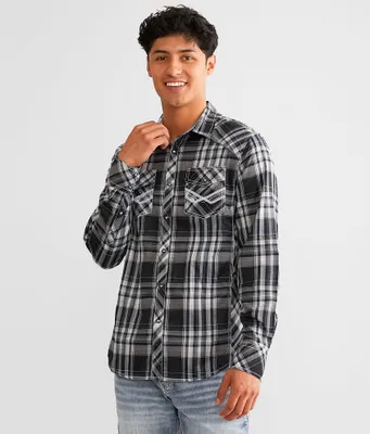 BKE Plaid Standard Stretch Shirt