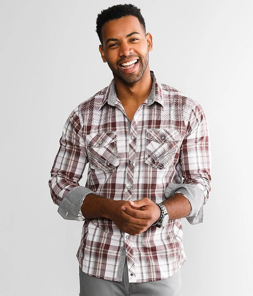 Plaid Athletic Stretch Shirt