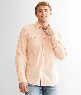 Buckle Black Athletic Stretch Shirt