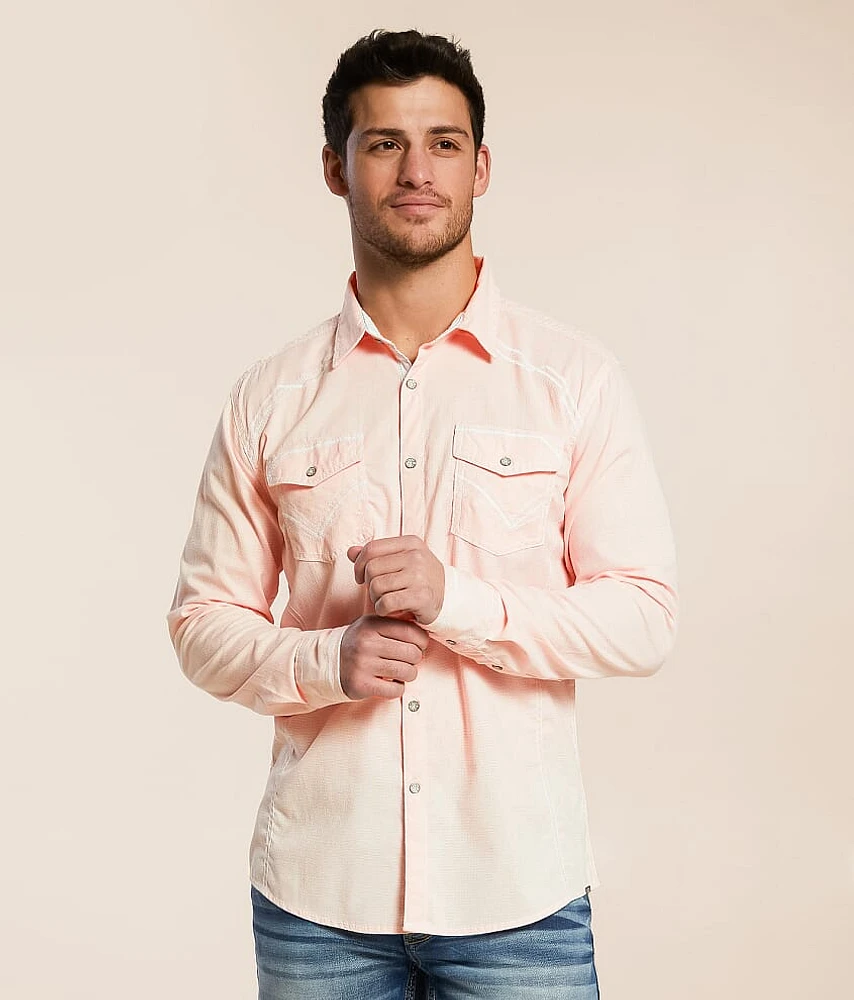 Embroidered Athletic Stretch Shirt