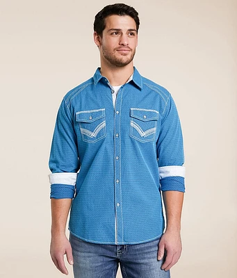 Buckle Black Zig Zag Athletic Shirt