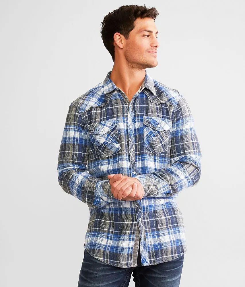 Plaid Athletic Flannel Shirt