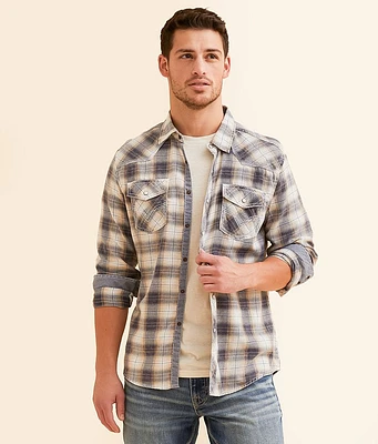 BKE Vintage Athletic Plaid Shirt