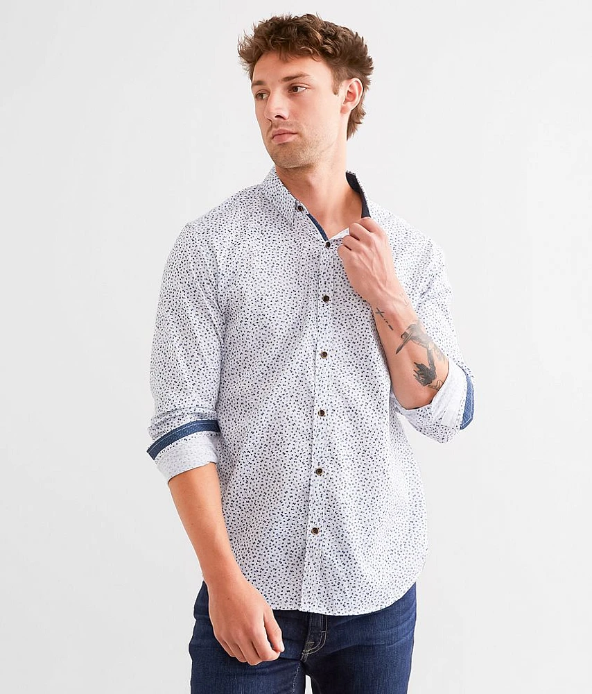 Floral Athletic Stretch Shirt