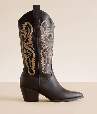 Oasis Society Amaya Embroidered Western Boot
