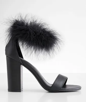 Oasis Society Sasha Feather Heeled Sandal