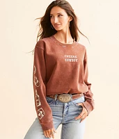 Desert Dreamer Cheers Cowboy Oversized Pullover